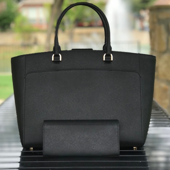 Michael Kors Emmy Large Tote & Callie Wallet Set - Picture 3 of 8